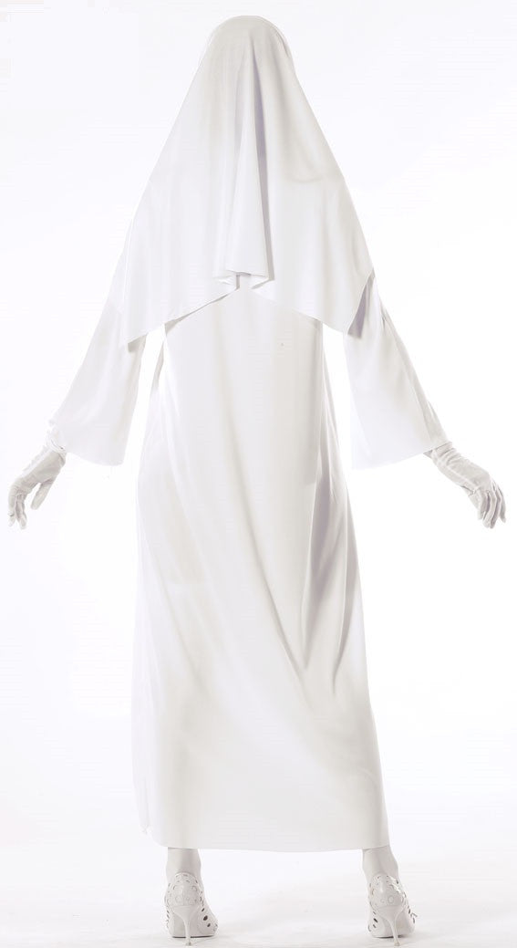 Disfraz de Monja Fantasma Blanca para Mujer Monjas Guirca