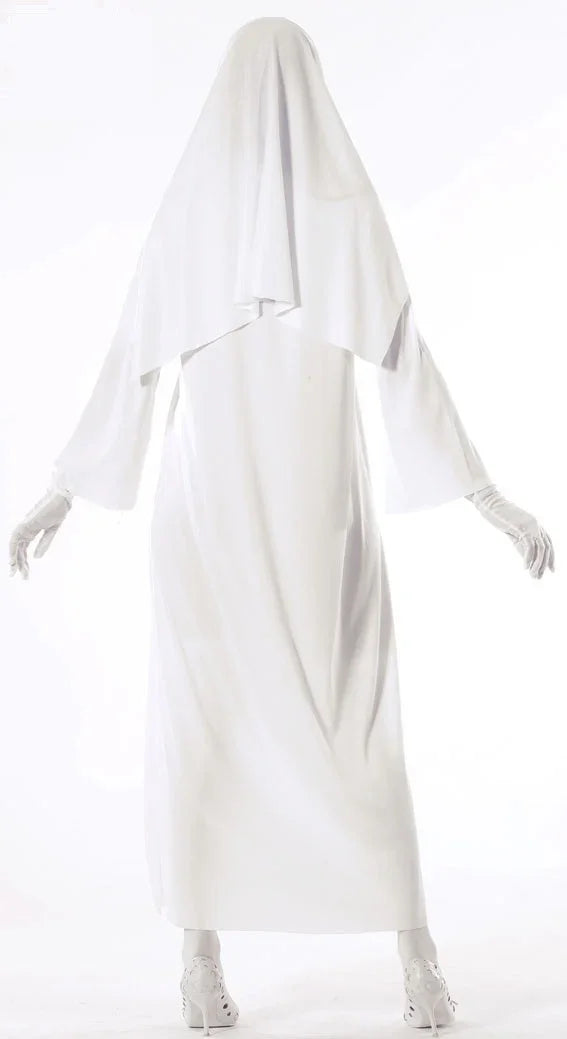 Disfraz de Monja Fantasma Blanca para Mujer Monjas Guirca