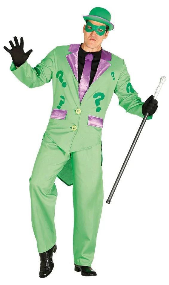 Disfraz de Supervillano Enigma para Hombre Batman Guirca