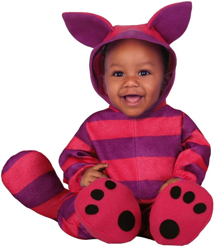 Disfraz de Gato Cheshire para Bebé Alicia en el País de las Maravillas Guirca