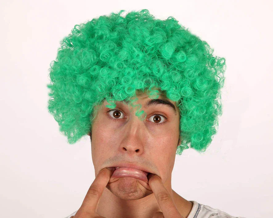 Peluca de Payaso en Verde COMPLEMENTOS Fashion Manufacturer