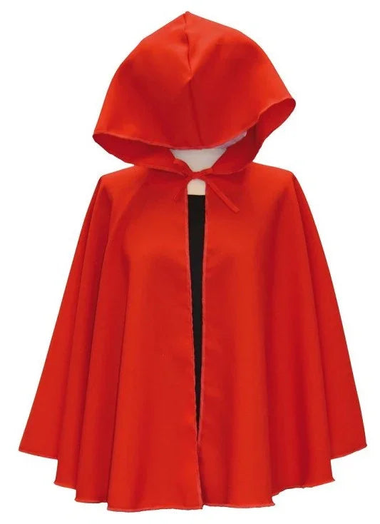 Capa de Caperucita Roja Corta con Capucha Caperucita Roja Llopis
