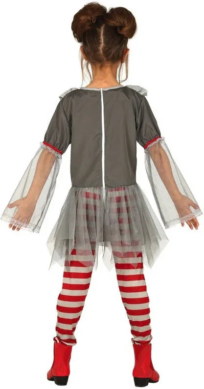 Disfraz de Payasa Asesina Penny para Niña Pennywise Guirca