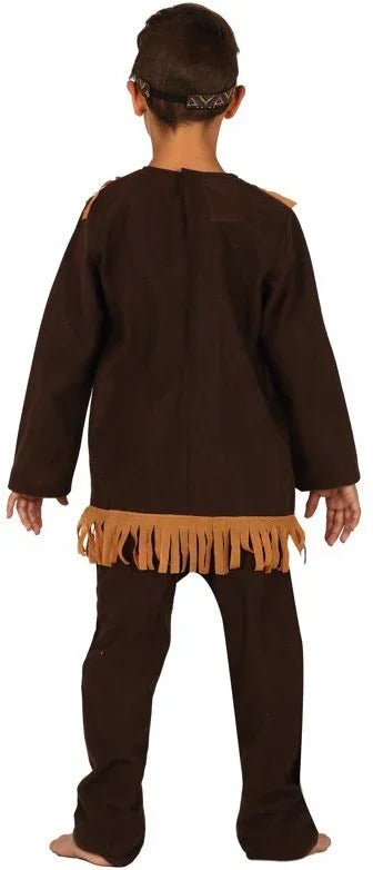 Disfraz de Indio Salvaje para Niño Indio Guirca