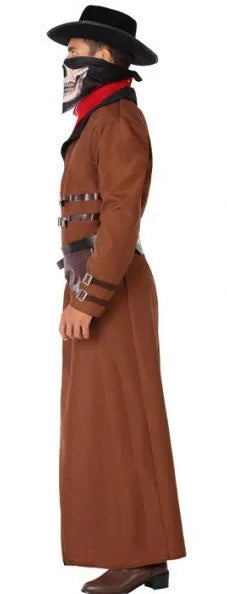 Disfraz de Vaquero con Abrigo Largo para Hombre Vaquero Atosa