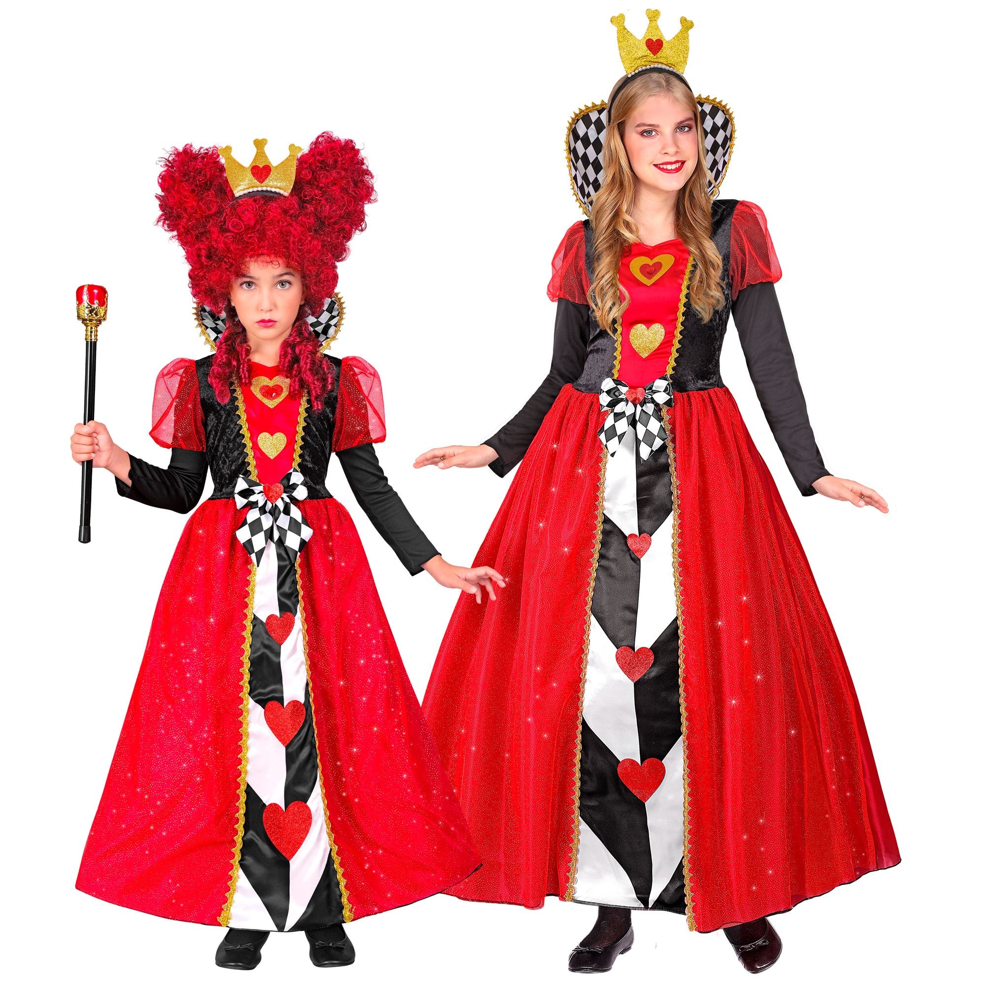 Disfraz de Reina de Corazones Estilosa Infantil Reina de Corazones Widmann