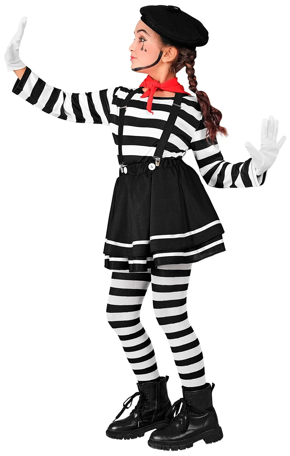 Disfraz de Mimo Clásico para Niña Mimos Infantiles Widmann