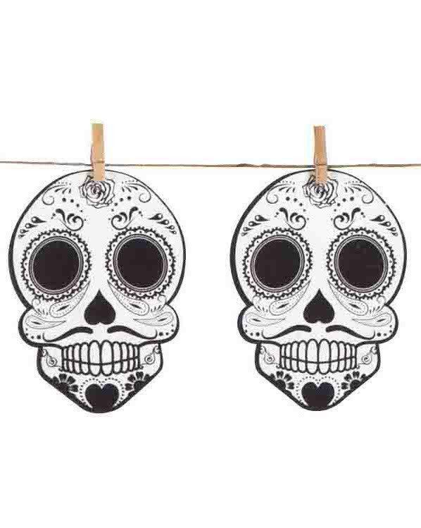 Guirnalda Muerte Mexicana para Halloween Guirnaldas Rubies