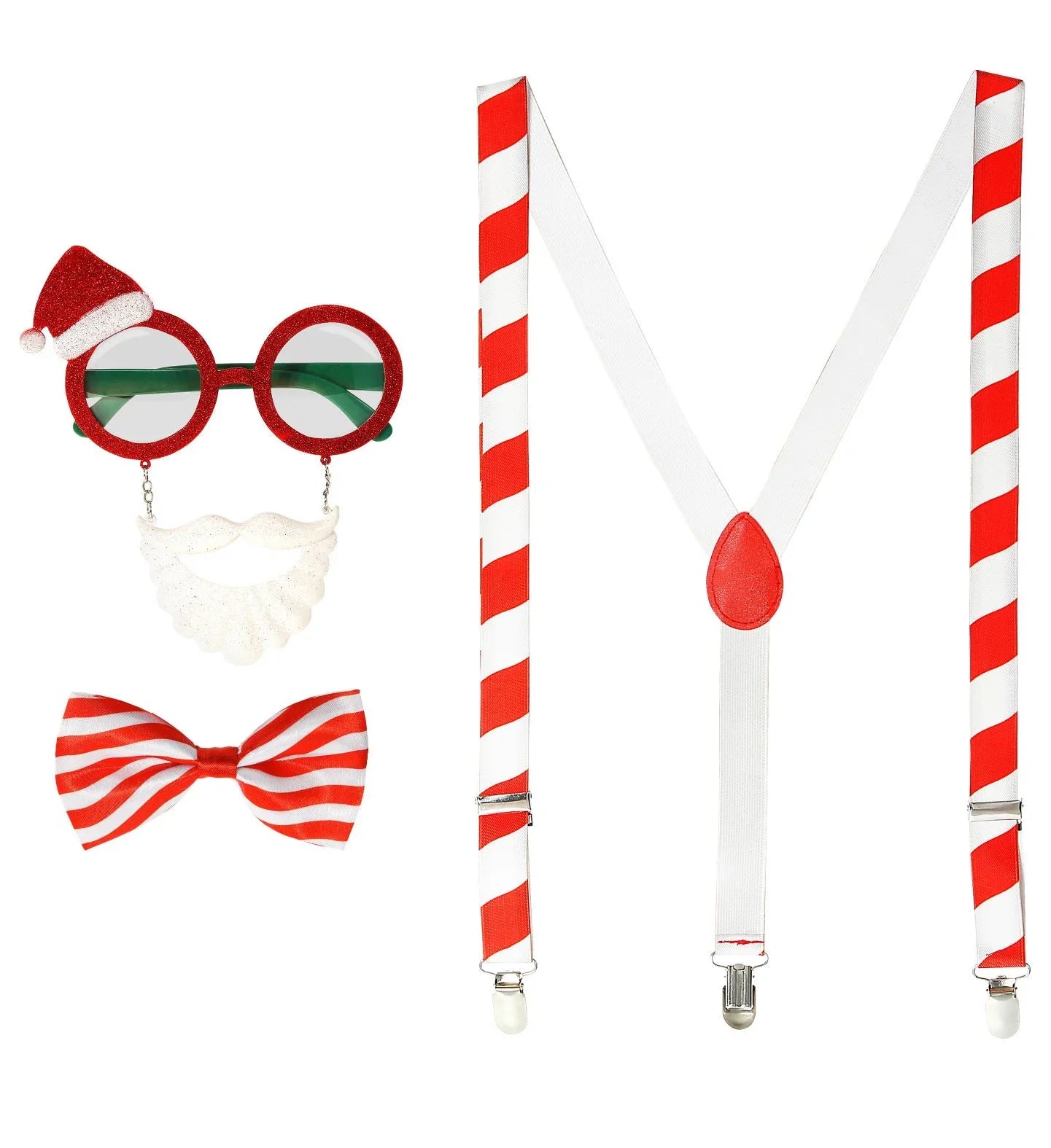 Kit de Papá Noel con Gafas , Pajarita y Tirantes Papa Noel y Mama Noel Widmann