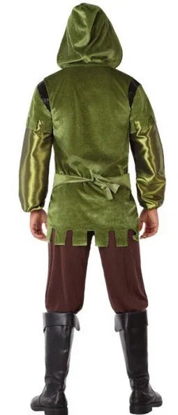 Disfraz de Arquero Medieval del Bosque para Hombre Robin Hood y Arquero Atosa