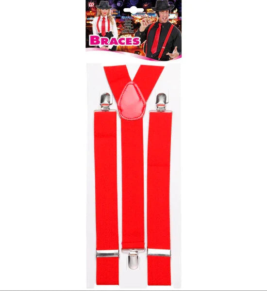 Tirantes Rojos para Adulto COMPLEMENTOS Widmann