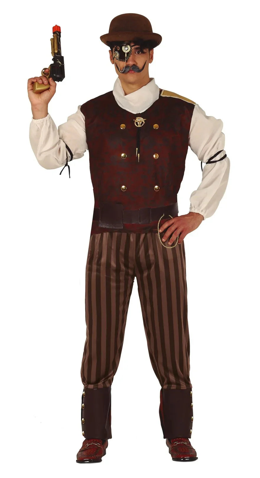 Disfraz de Mercenario Steampunk para Hombre Steampunk Guirca