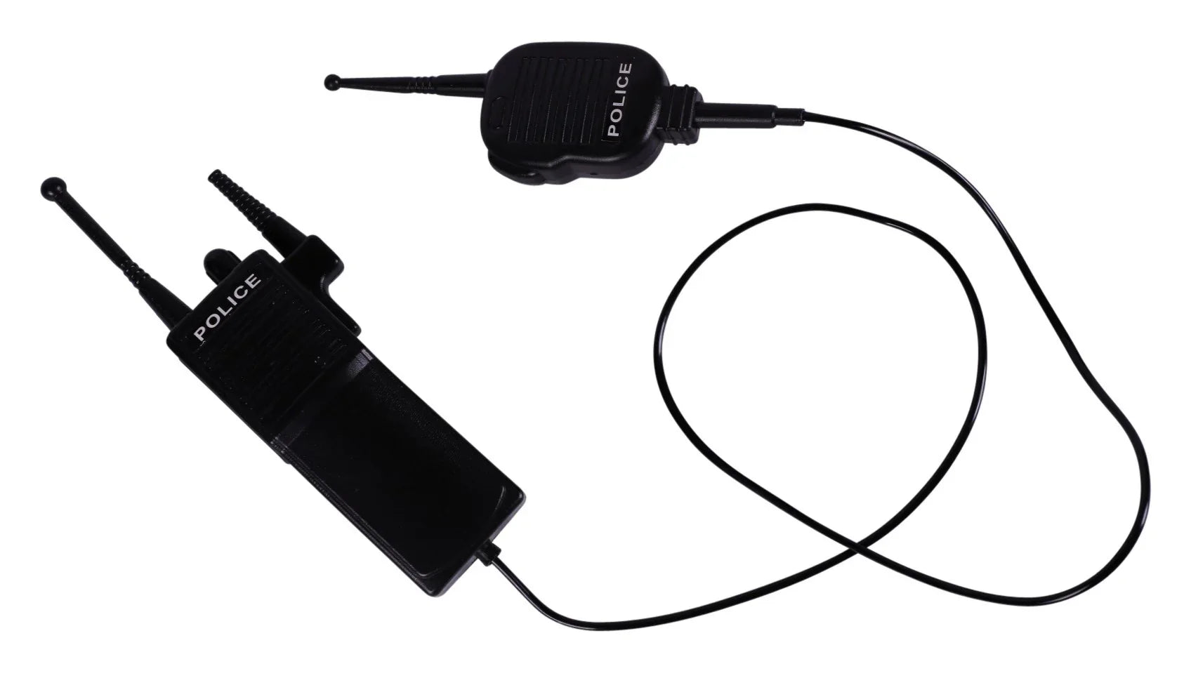 Walkie Talkie de Policía con Altavoz de Hombro Complementos Polis y Presos EuroCarnavales