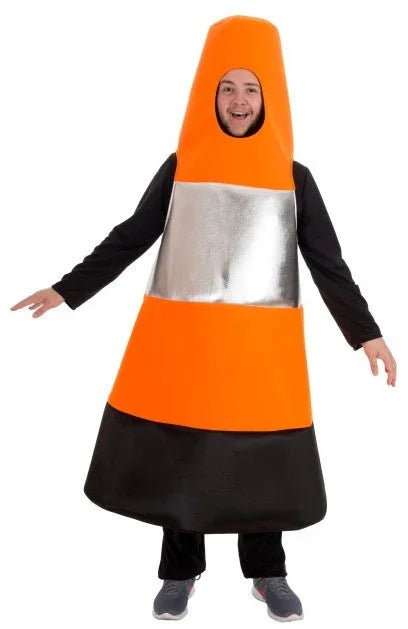 Disfraz de Cono Naranja de Tráfico para Adulto Disfraces Originales Nines