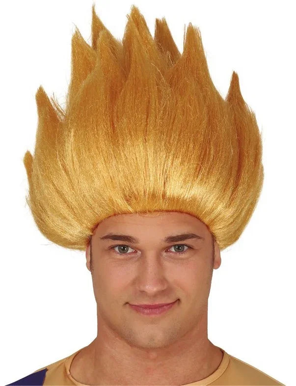 Peluca de Goku Super Saiyan para Adulto Cine y TV Guirca