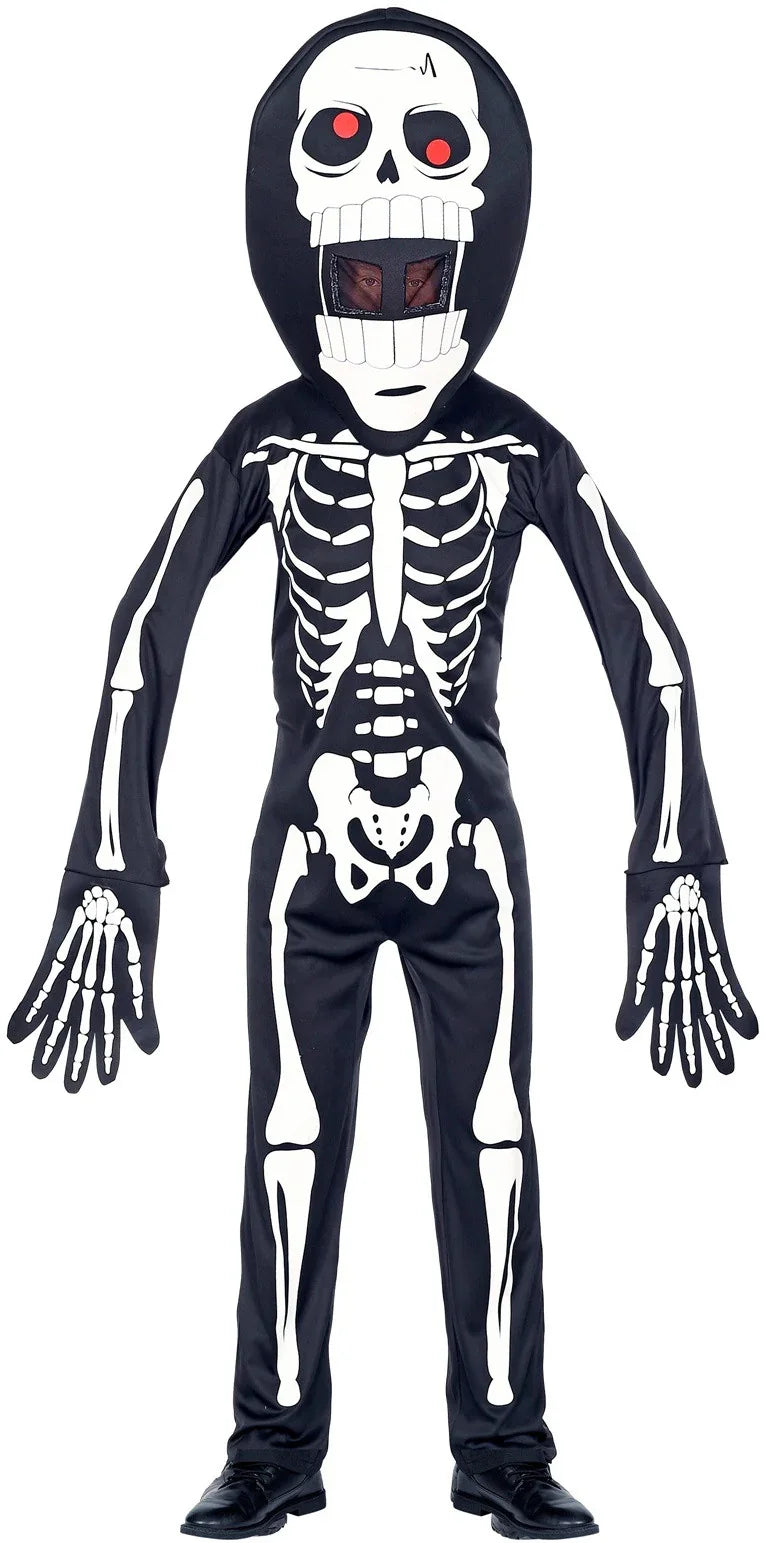 Disfraz de Esqueleto con Máscara Gigante Infantil Esqueletos Widmann