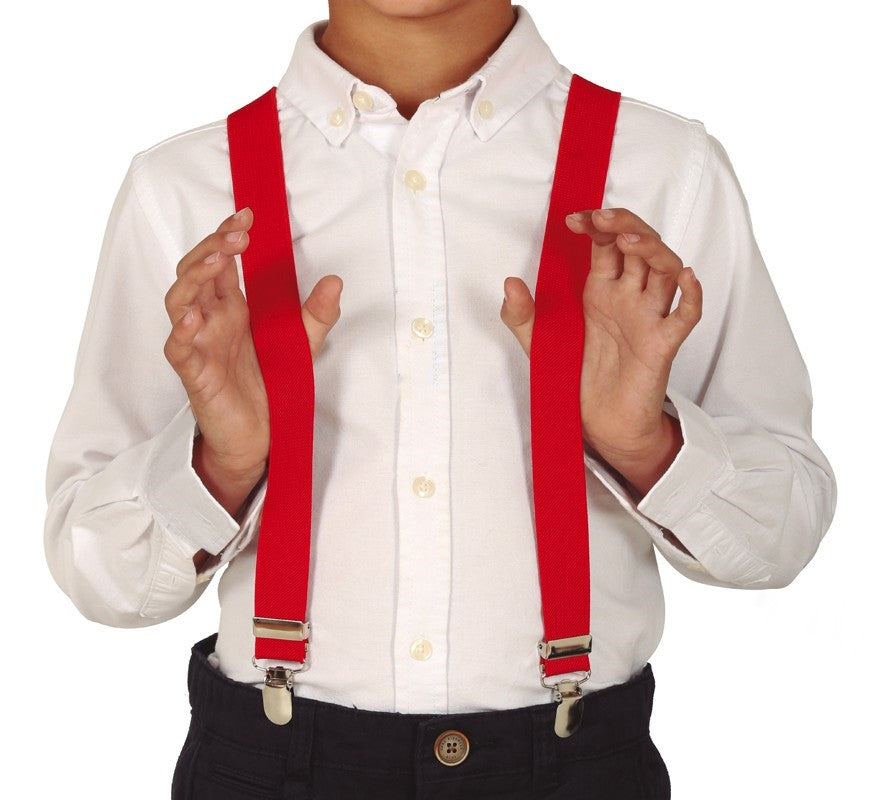 Tirantes Rojos Infantiles Corbatas, Pajaritas y Tirantes Guirca