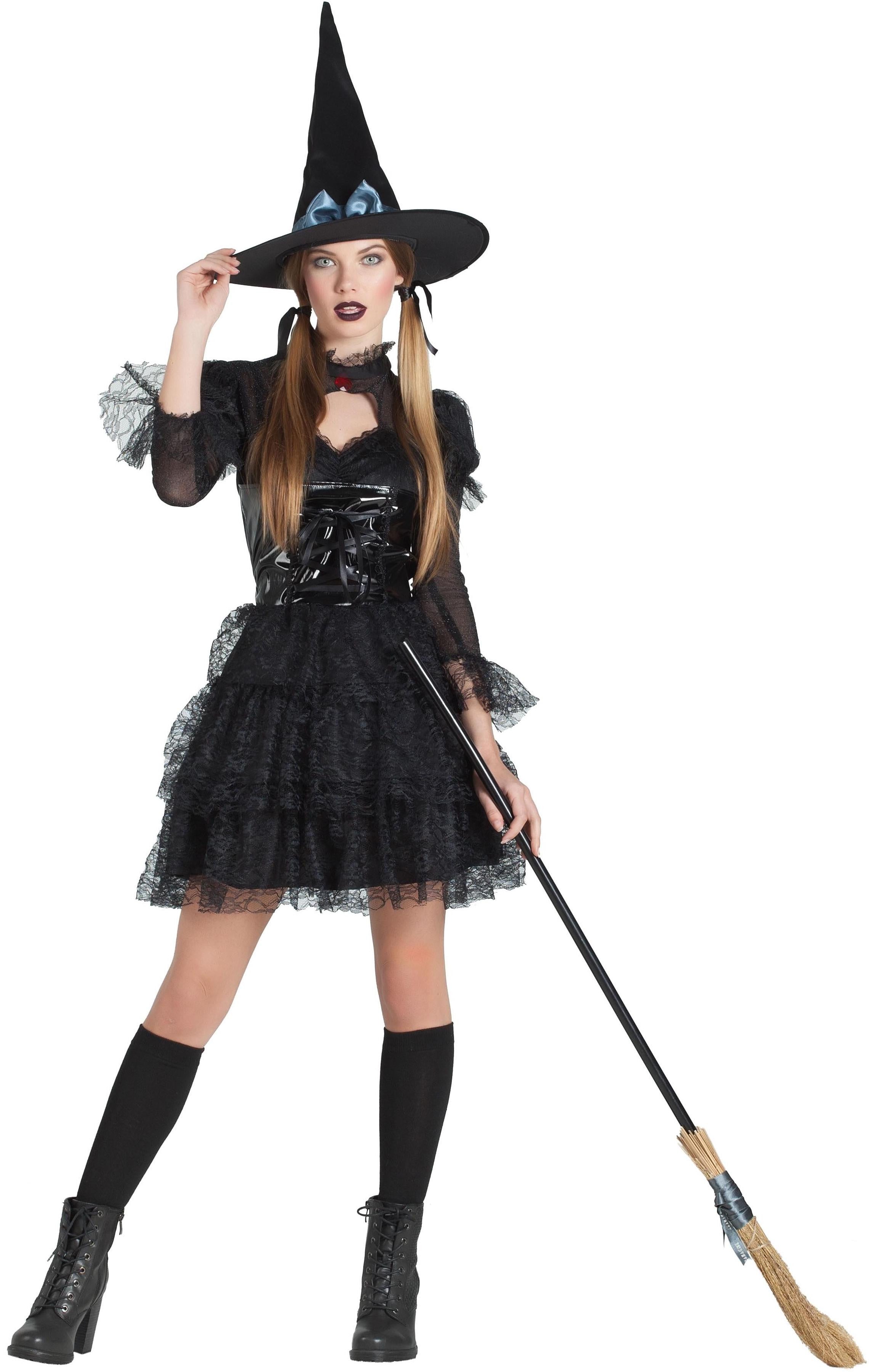 Disfraz Facil Ropa Negra Para Halloween Disfraz De Bruja Negra