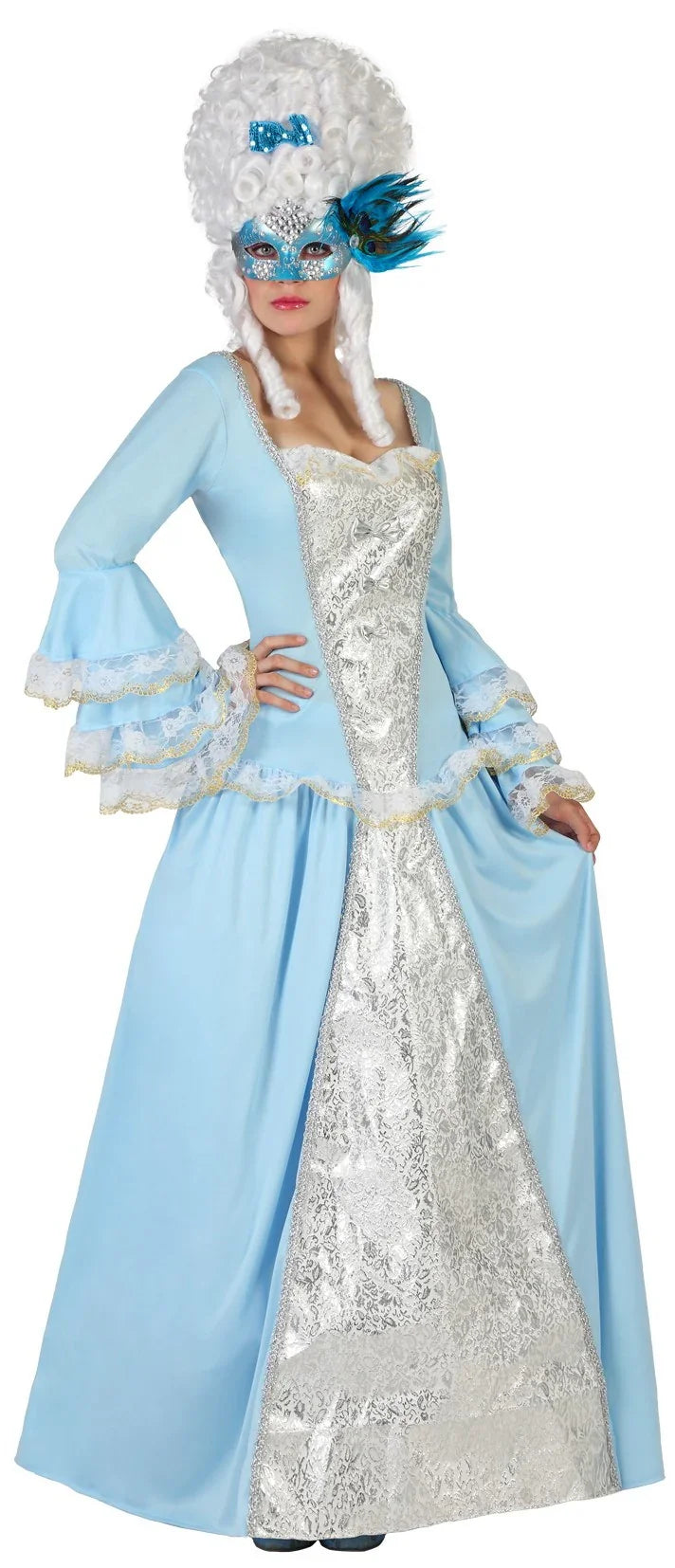 Disfraces para Grupo de Cortesanos Azules Veneciano y Época Disfraces Simon