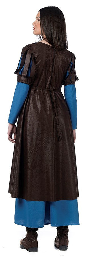 Disfraz de Princesa Medieval Azul Largo para Mujer Princesas y Damas Medievales Limit Sport