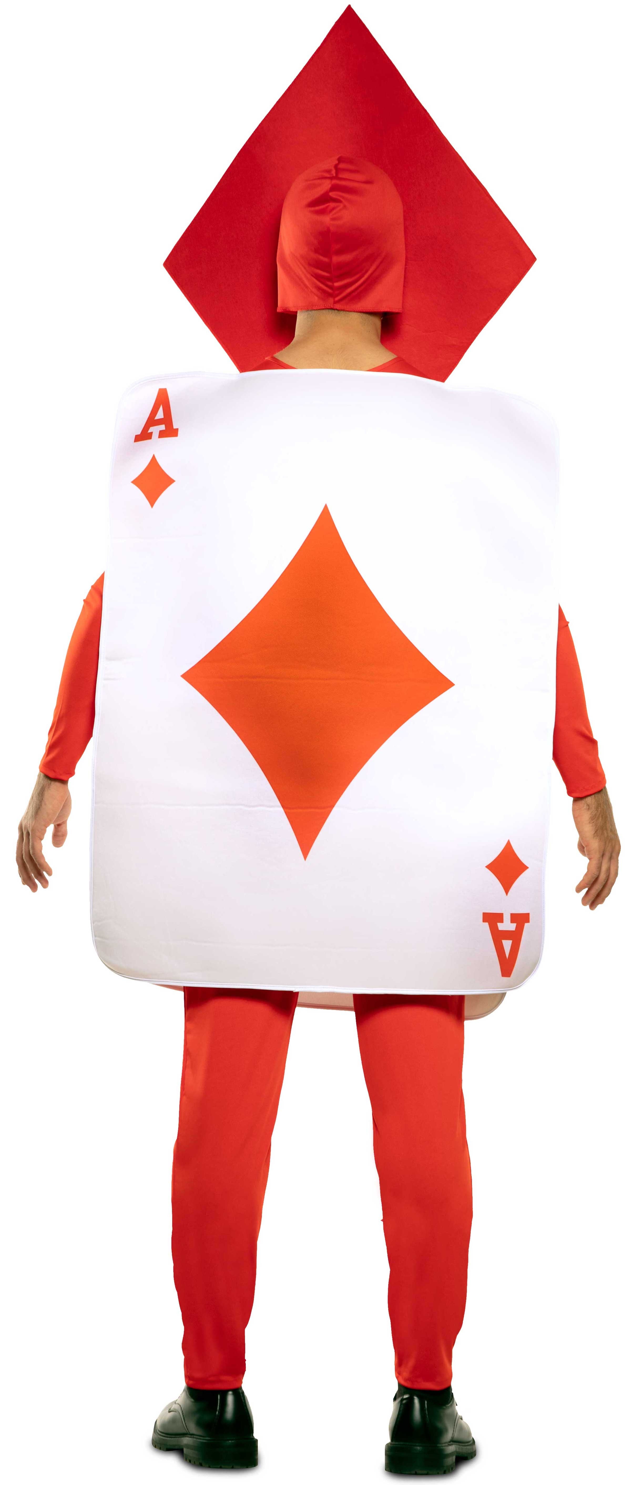 Disfraz de Carta As de Diamantes para Adulto Cartas Poker EuroCarnavales