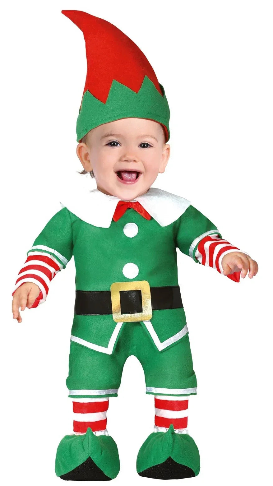 Disfraz de Elfo Navideño para Bebé Elfos Navideños Guirca