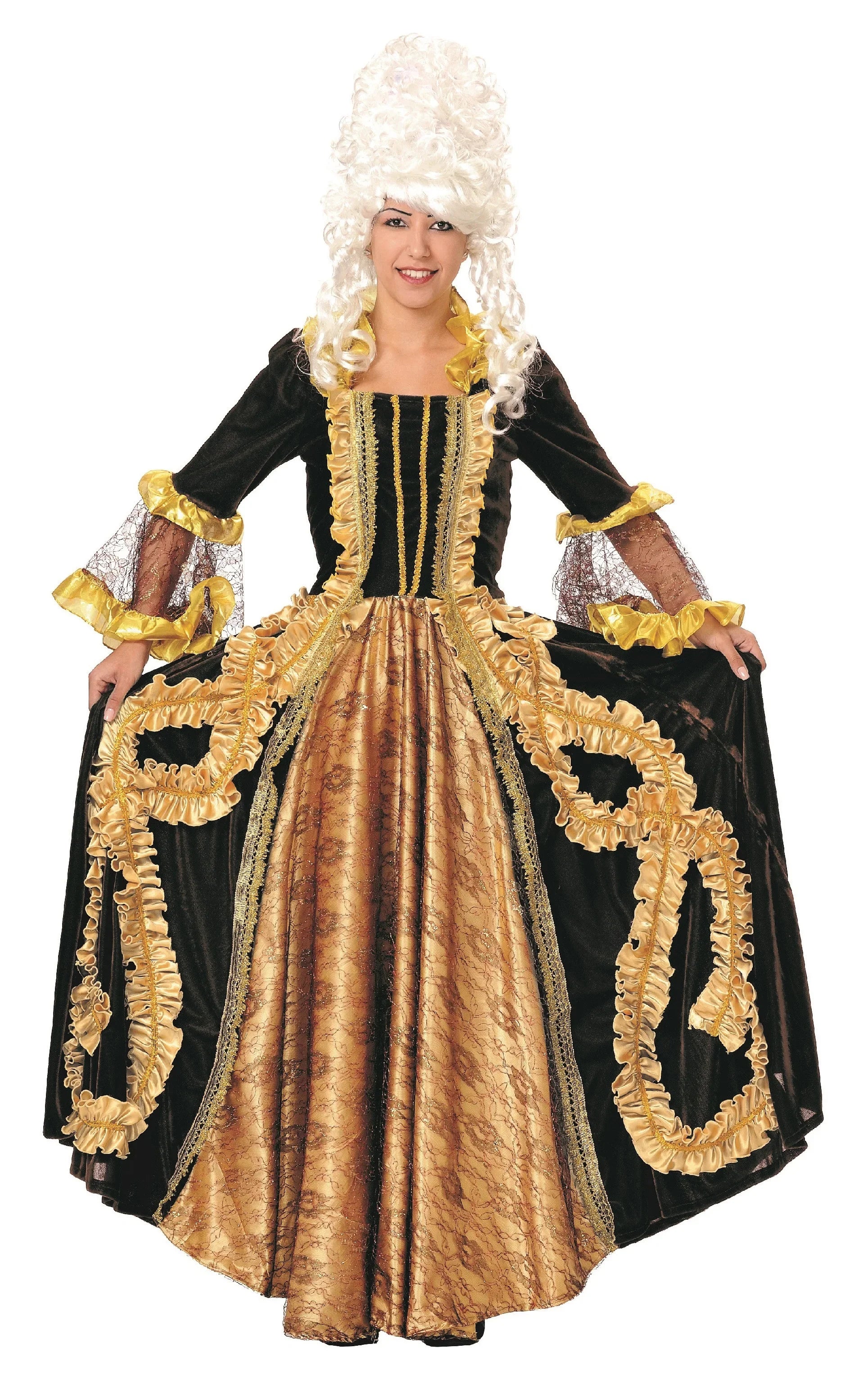 Disfraz de Baronesa Barroca para Mujer Venecianos y de Época Fycar Complementos