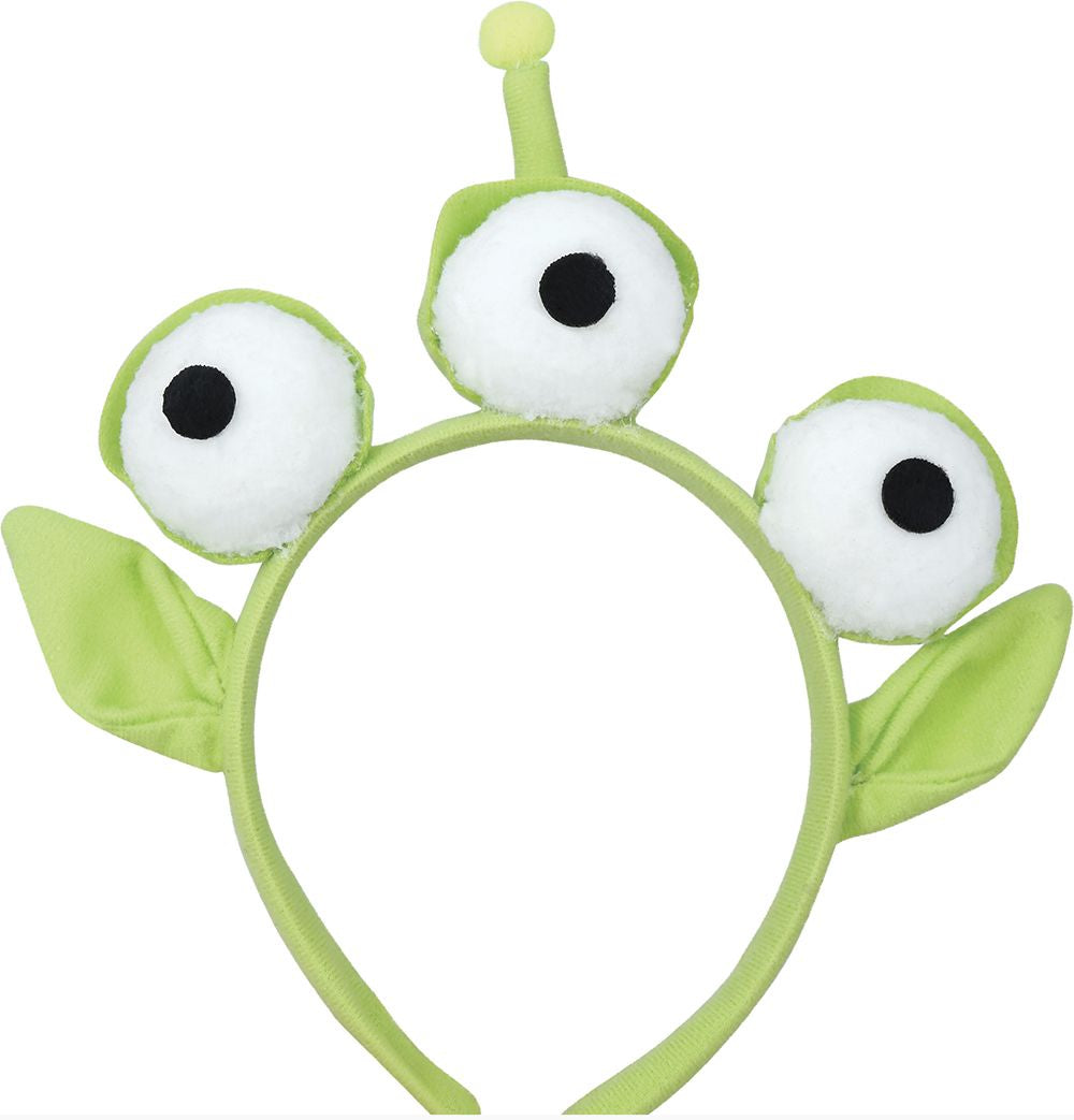 Diadema de Alien Verde con Ojos
