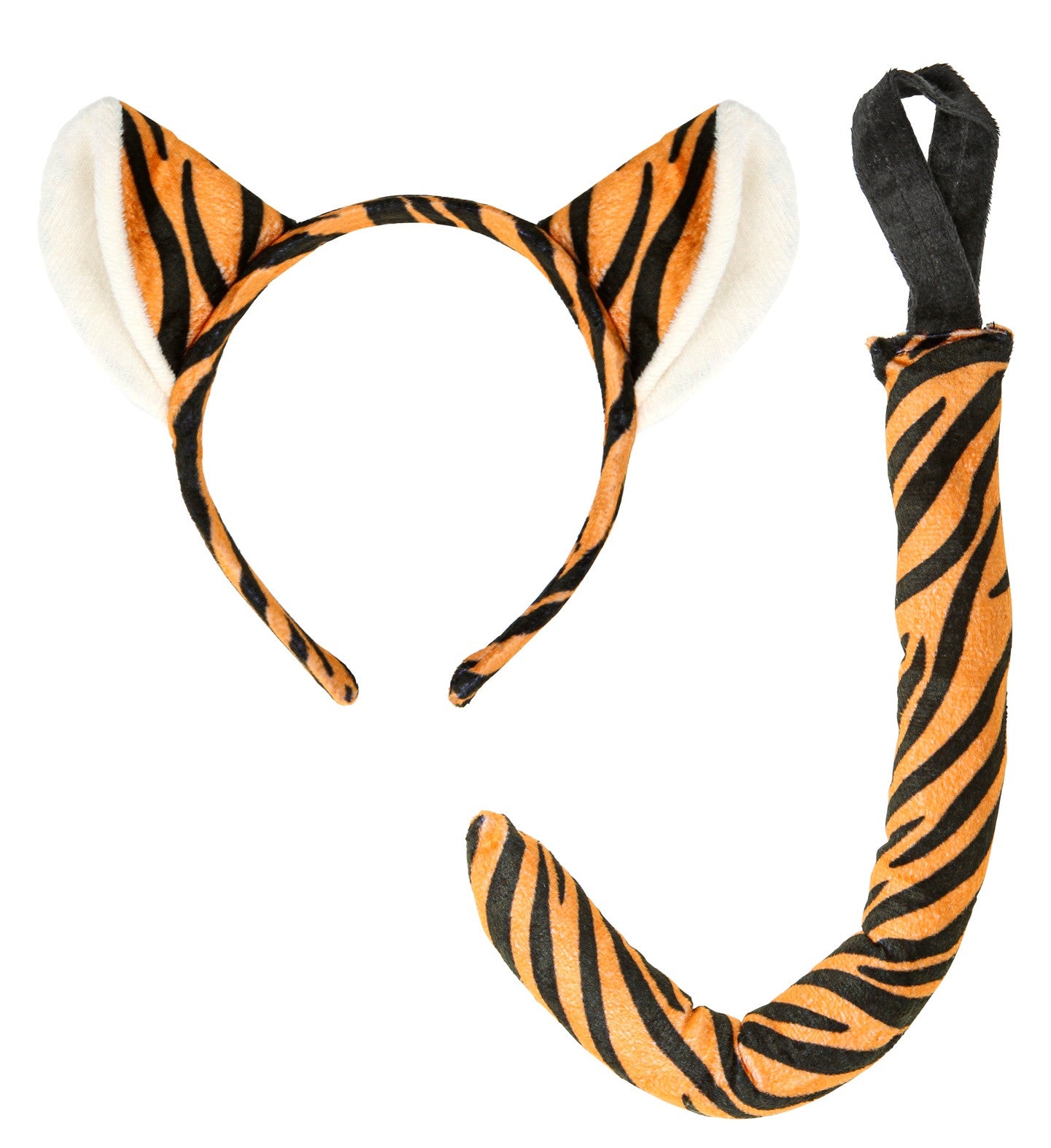 Kit de Disfraz Tigre con Cola y Diadema con Orejas Tigre Widmann