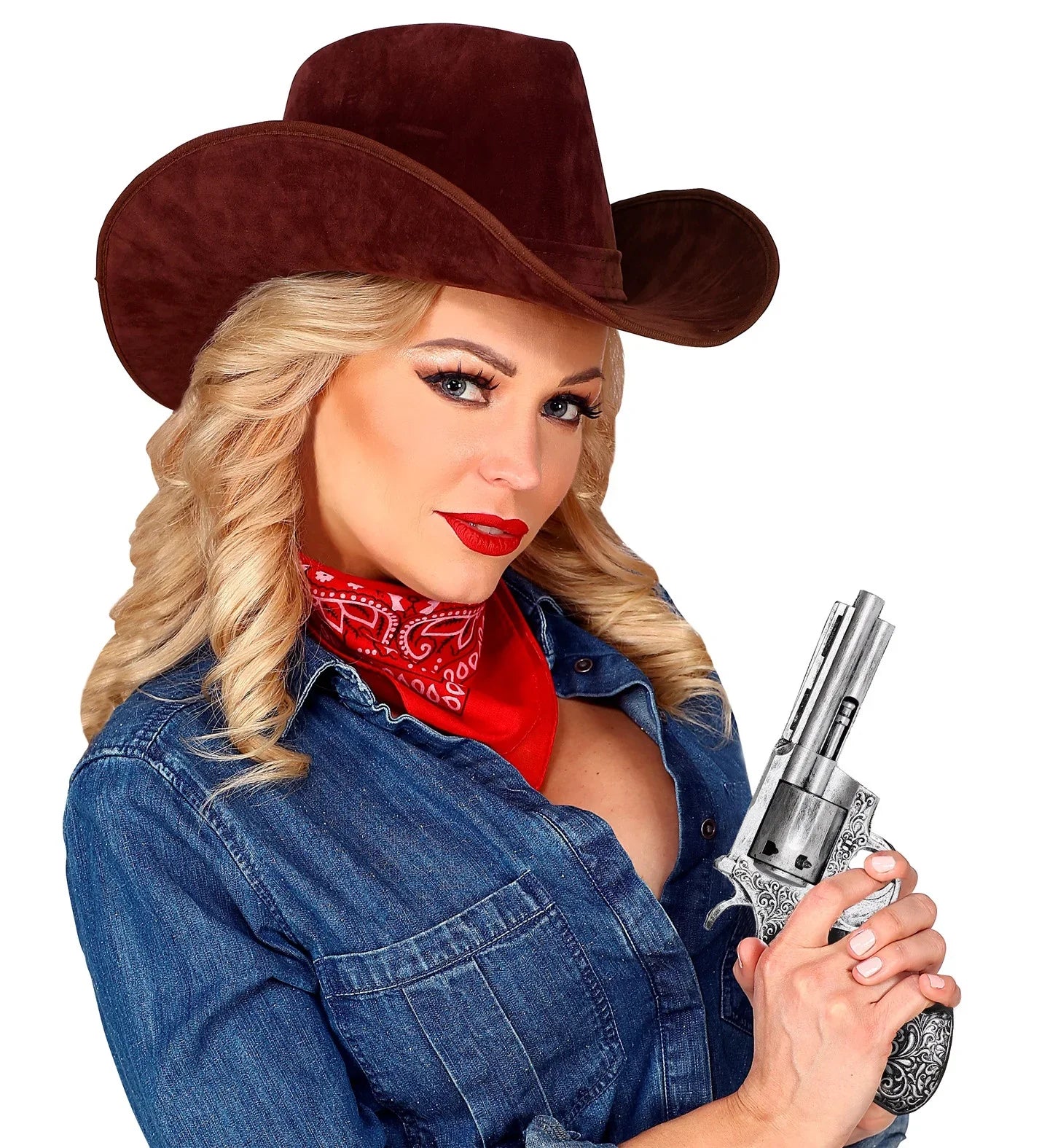 Revólver Decorado de 25cm Pistolas, Rifles y Metralletas Widmann