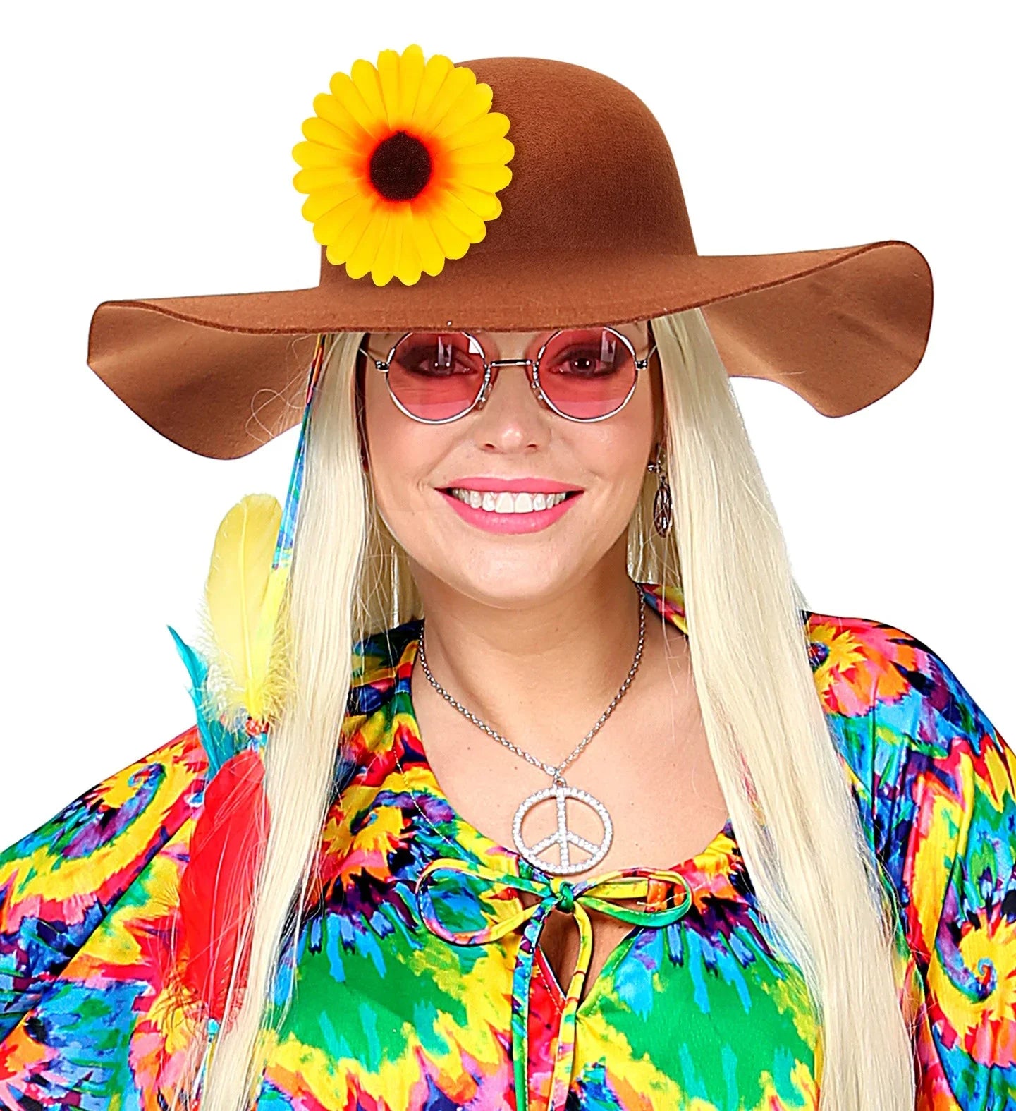 Flor de Girasol con Pinza para el Pelo e Imperdible Flores Widmann