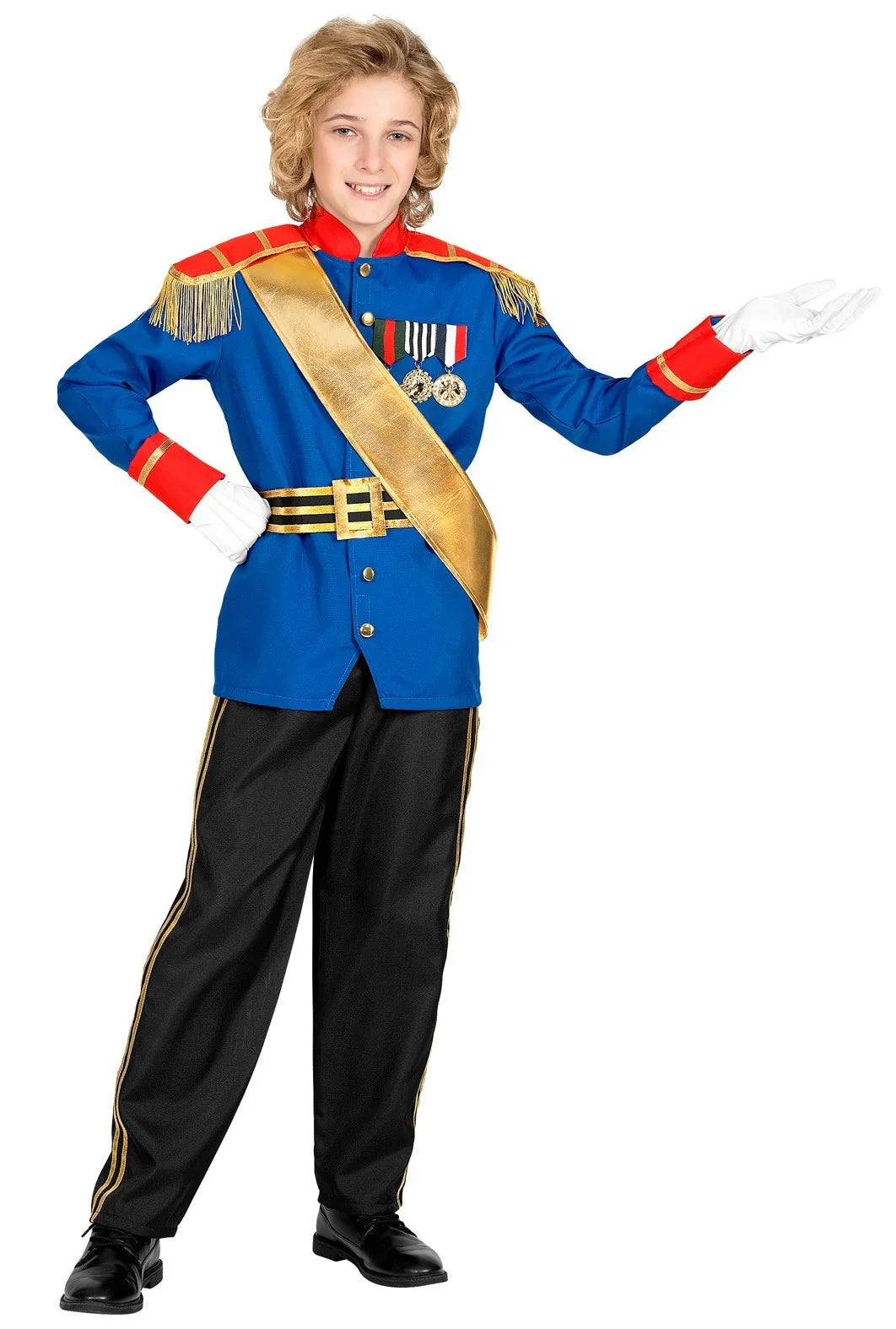 Disfraz de Príncipe Encantador Azul para Niño Princesas y Príncipes Infantiles Widmann