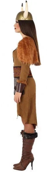 Disfraz de Vikinga Bárbara para Mujer Vikingo Atosa
