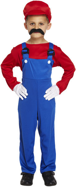 Disfraz de Super Mario para Niños Super Mario Bros y Luigi Harlequin