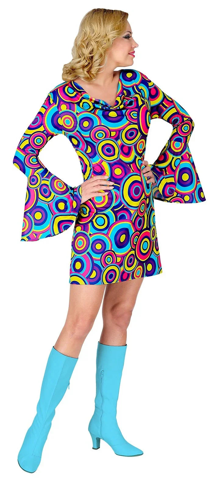 Disfraz Disco Años 70 Psicodélico para Mujer Disco Widmann