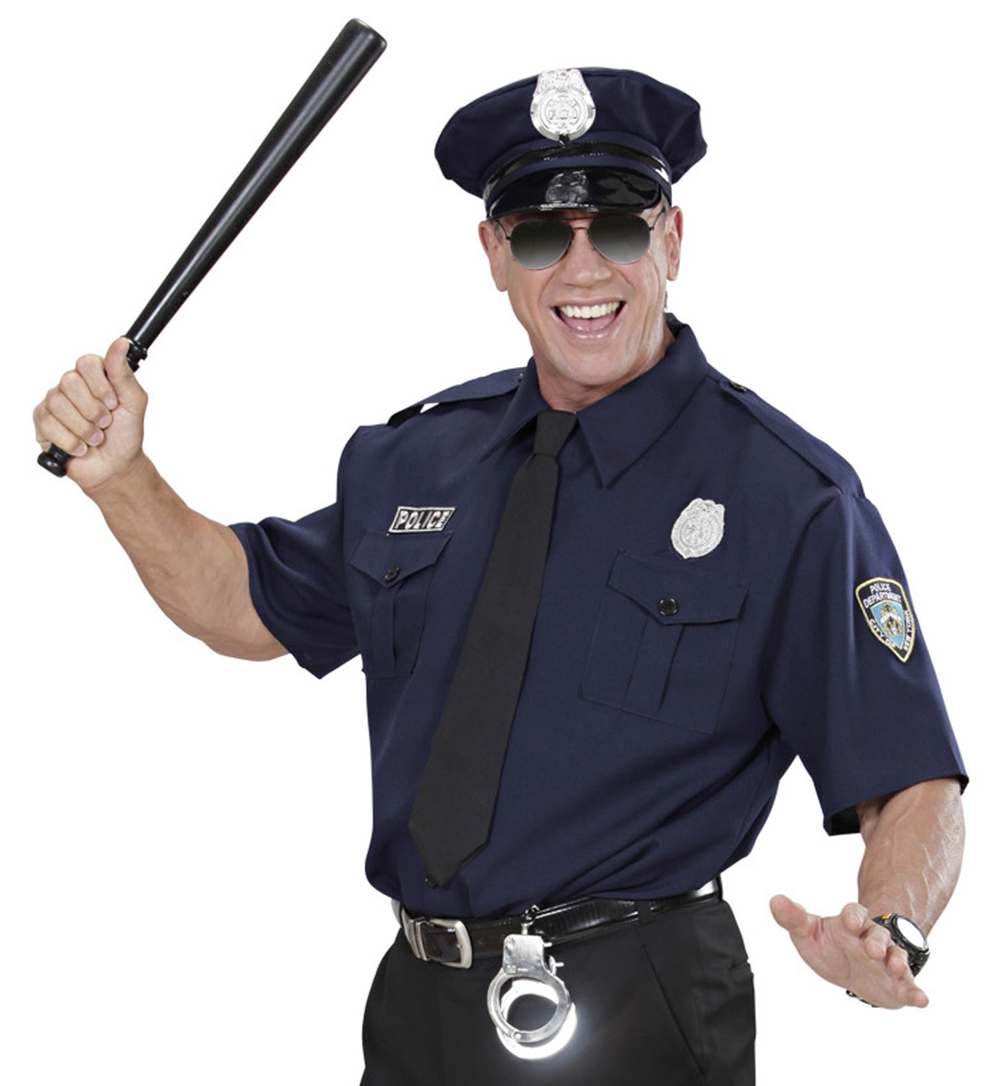Set de Policía con Camisa, Corbata y Sombrero Chaquetas, Chalecos y Camisas Widmann