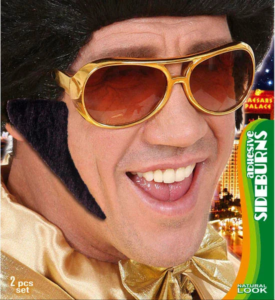 Patillas morena - Natural Look - Barbas y Bigotes Widmann