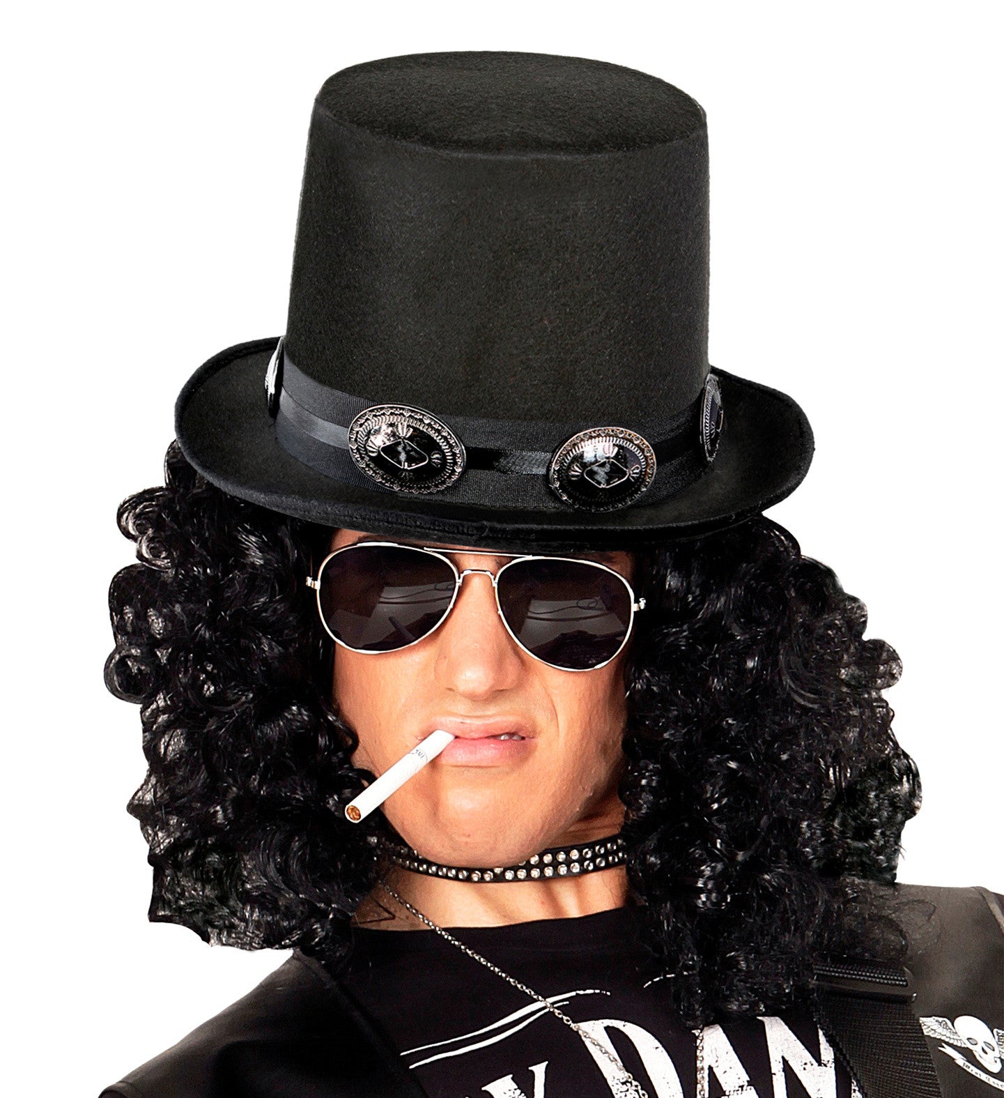 Chistera de Slash Guns N' Roses Negra Músicos y Cantantes Widmann