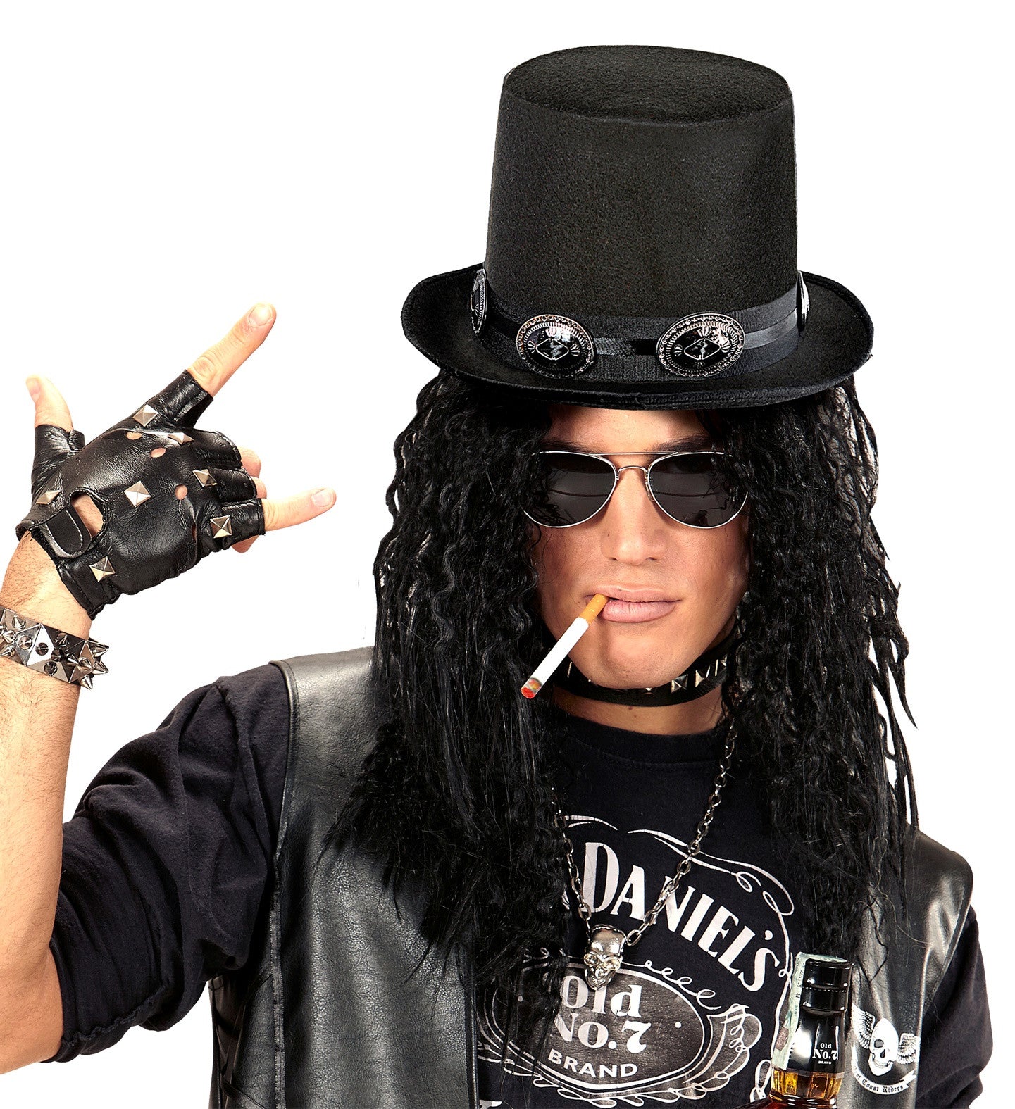 Chistera de Slash Guns N' Roses Negra Músicos y Cantantes Widmann