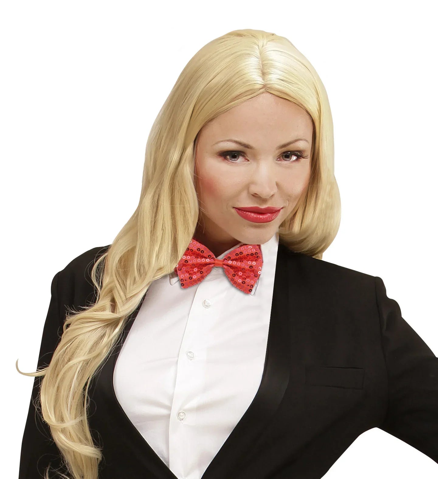 Pajarita roja con lentejuelas COMPLEMENTOS Widmann