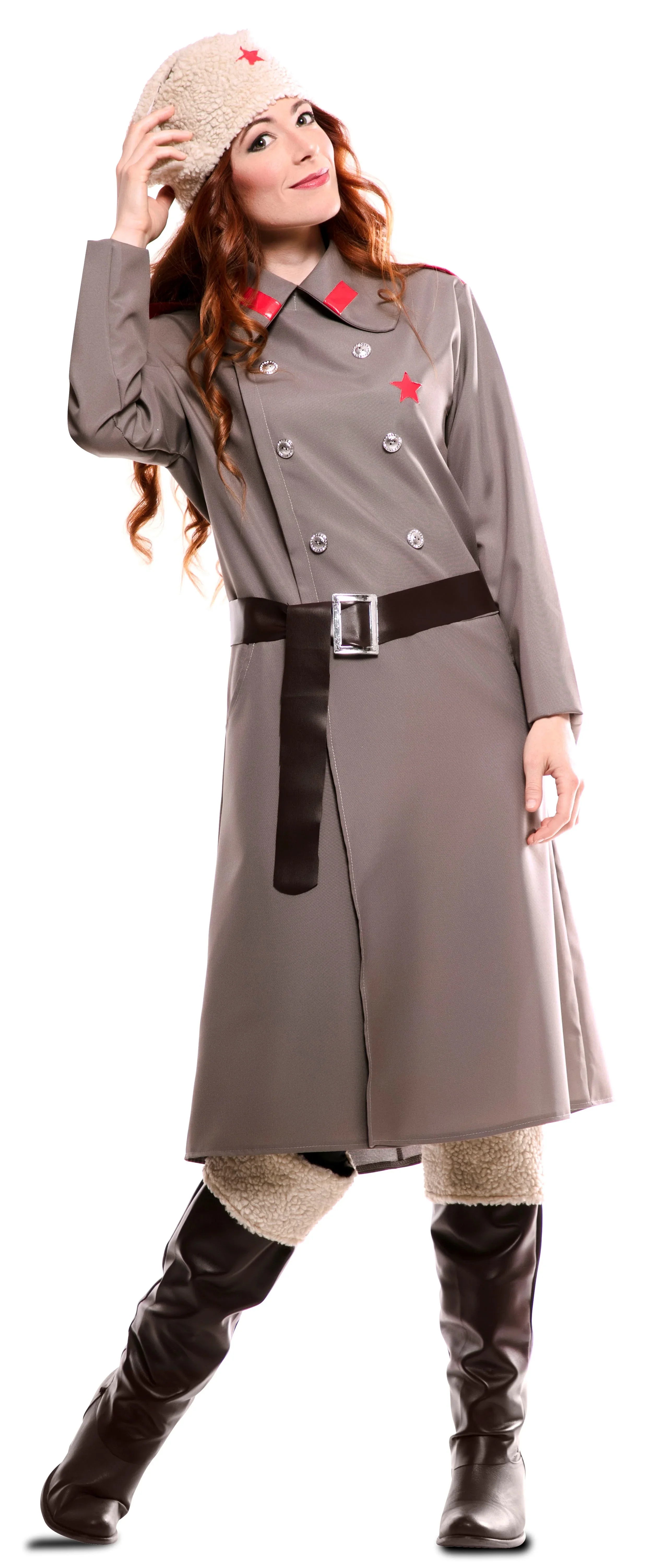 Disfraz de Militar Rusa Bolchevique para Mujer Rusos EuroCarnavales