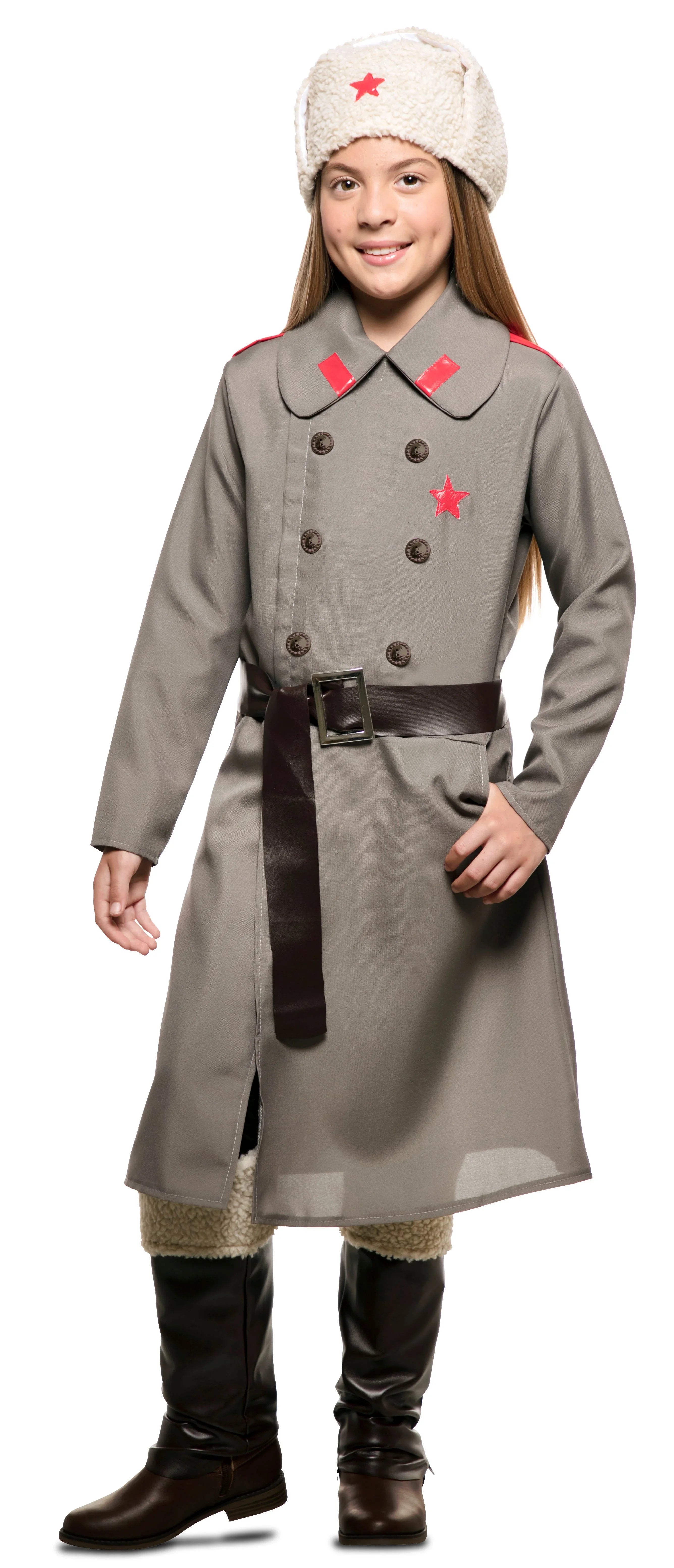 Disfraz de Militar Rusa Bolchevique para Niña Rusos EuroCarnavales