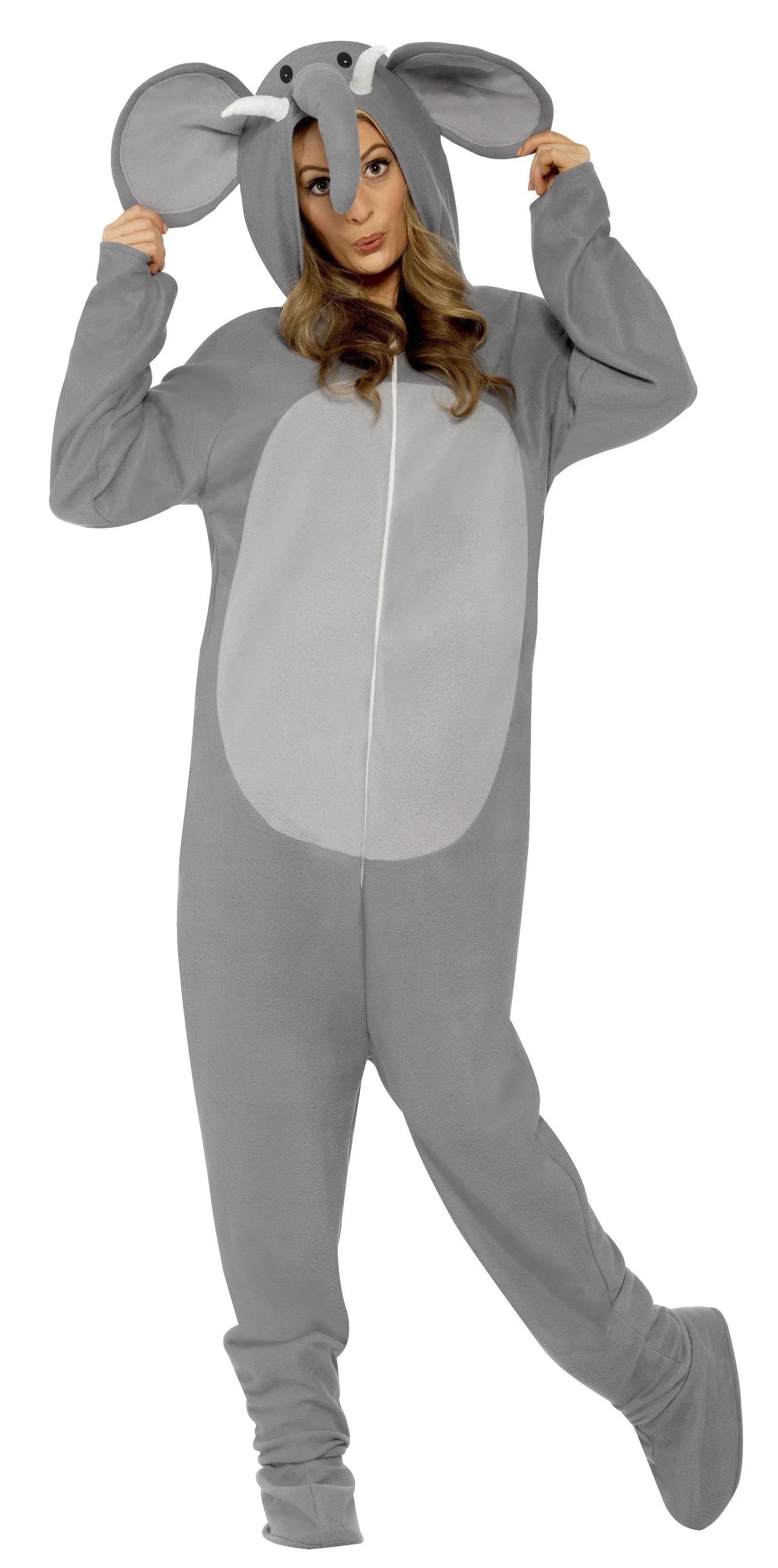 Disfraz de Elefante Gris para Adulto Elefante Smiffys