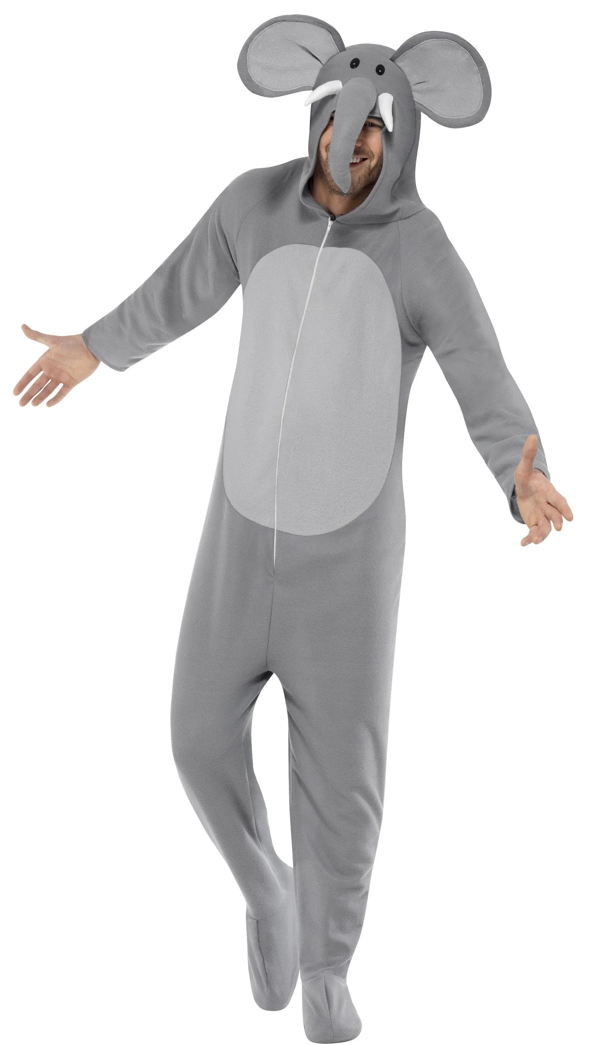 Disfraz de Elefante Gris para Adulto Elefante Smiffys