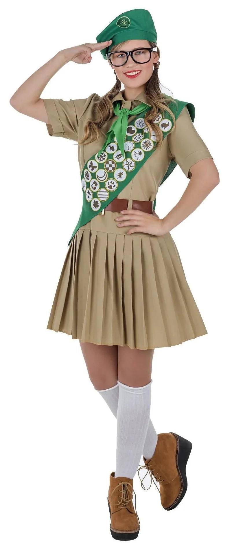 Disfraz de Boy Scout para Mujer Exploradores Kimokawaii