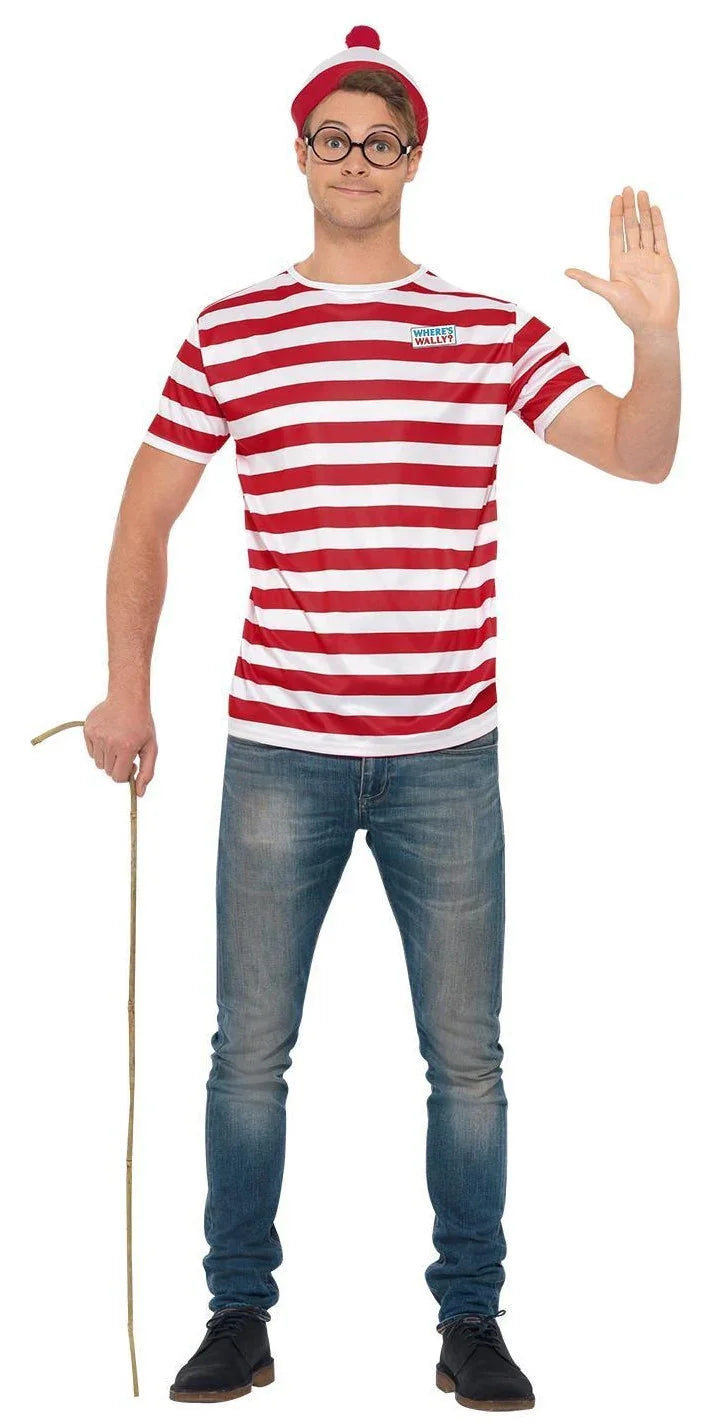 Kit de Disfraz Wally con Camiseta, Gafas y Gorro Wally Smiffys