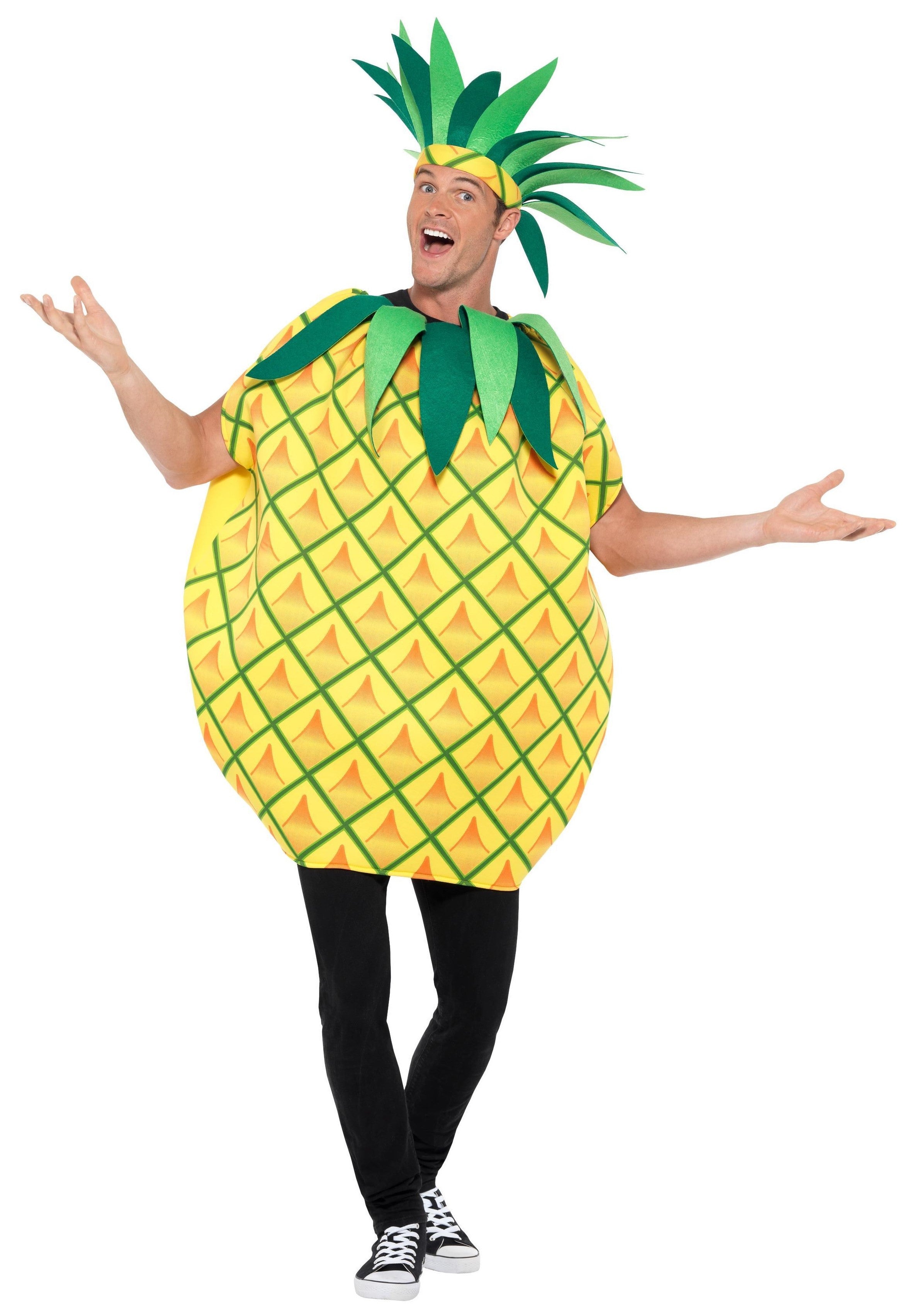 Disfraz de Piña para Adulto Fruta Smiffys