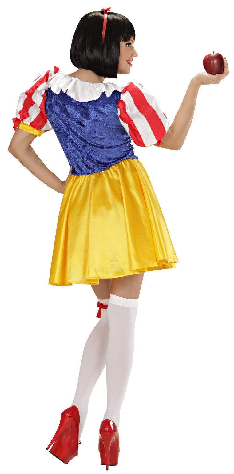 Disfraz de Blancanieves Corto para Mujer Blancanieves Widmann