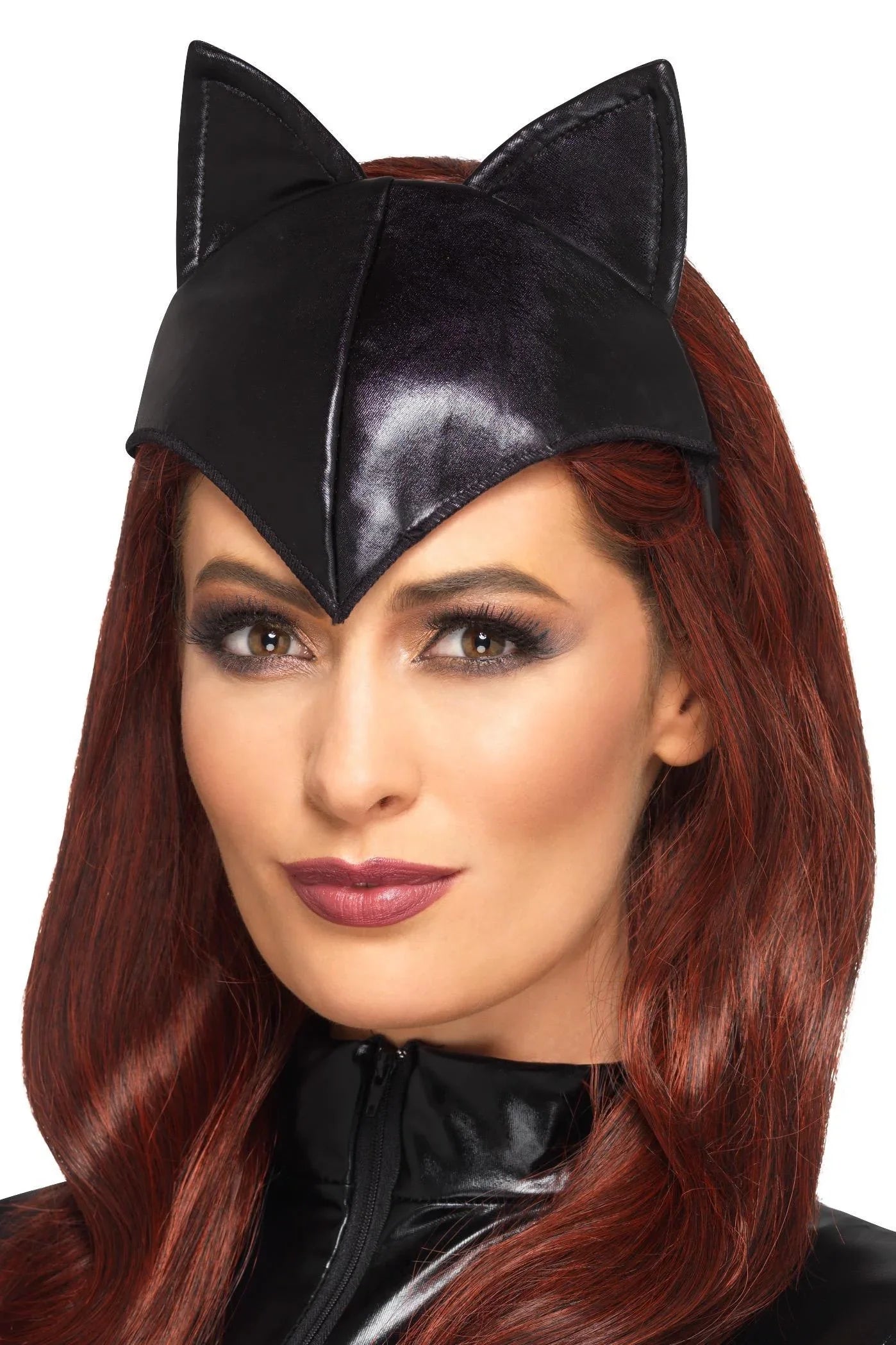 Diadema de Superheroína Felina con Orejas de Gato Catwoman Smiffys