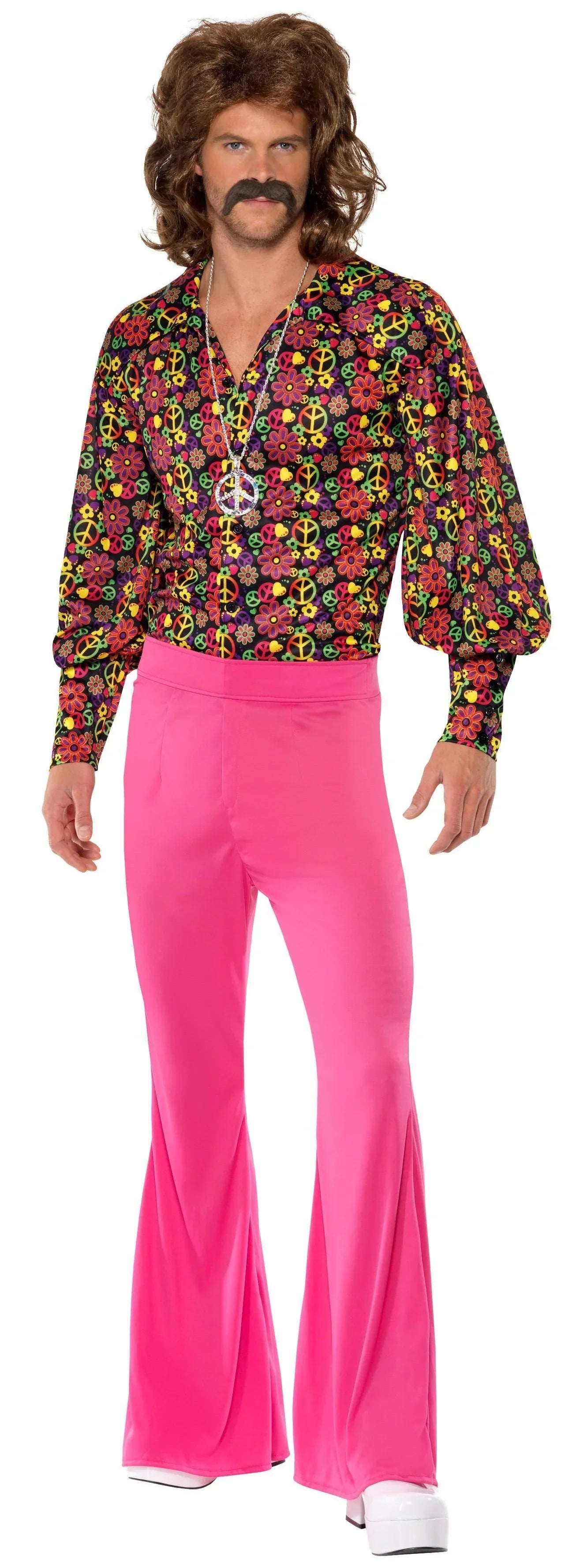 Disfraz de Hippie Flower Power para Hombre Hippies Smiffys
